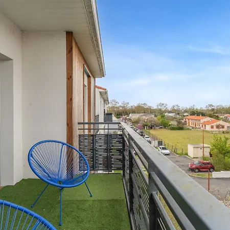 O Bon Vivre - Video-projecteur, Wifi, Netflix Inclut, Terrasse Appartement Toulouse